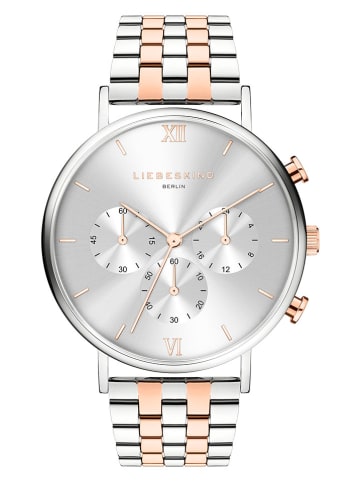 Liebeskind Chronograph in Silber/ Roségold