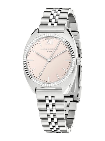 Liebeskind Quarzuhr in Silber/ Beige