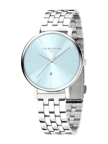 Liebeskind Zegarek kwarcowy w kolorze srebrno-błękitnym
