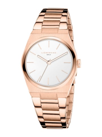 Liebeskind Quarzuhr in Roségold/ Weiß