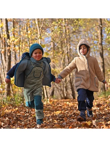 finkid Zip-in-Teddyjacke "Likka Nalle" in Beige