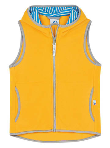 finkid Fleeceweste "Poppeli" in Gelb