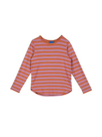 finkid Longsleeve "Merisilli" in Orange/ Lila