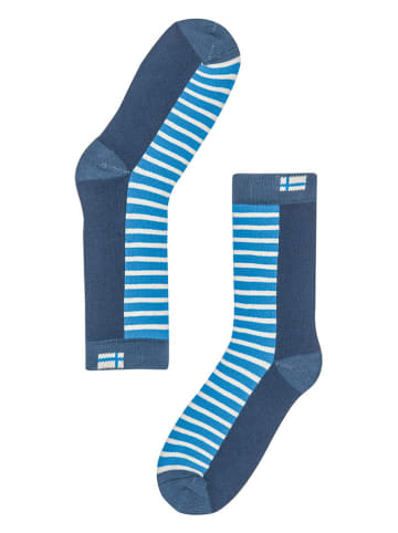 finkid Socken "Sukat" in Blau/ Dunkelblau