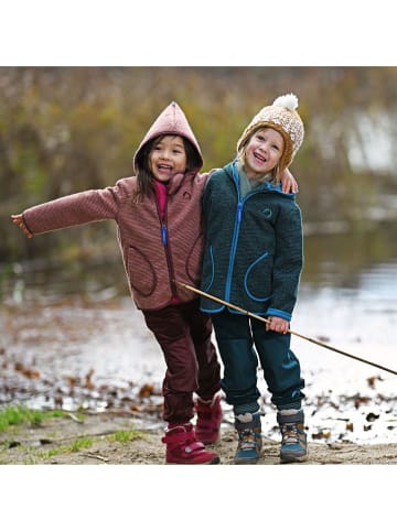 finkid Fleecejacke "TONTTU WIND" in Dunkelrosa