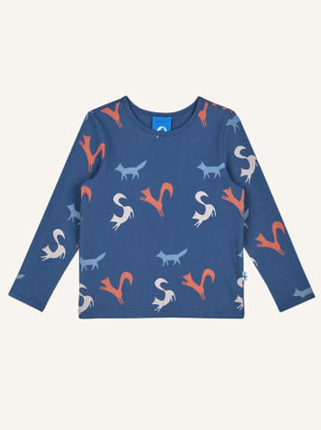 finkid Longsleeve "Juhannus" in Dunkelblau/ Bunt