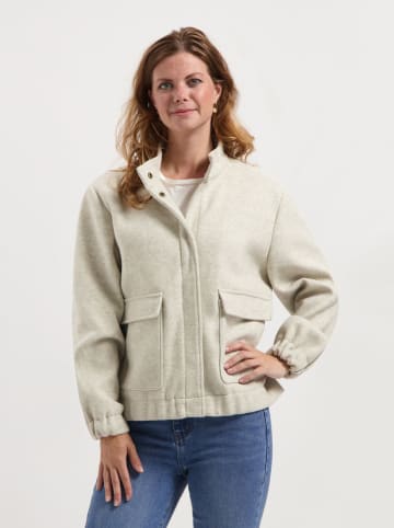 TRAVELIN' Übergangsjacke in Creme