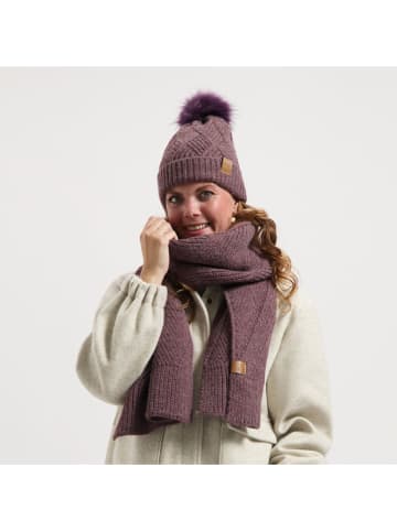 TRAVELIN' Szal w kolorze fioletowym