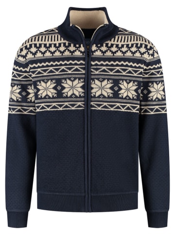 TRAVELIN' Kardigan w kolorze granatowym