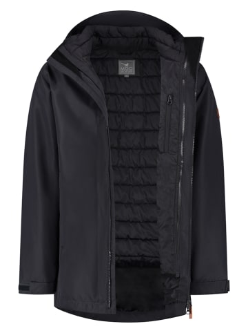 MGO leisure wear Kurtka funkcyjna 3w1 "Liam" w kolorze granatowym