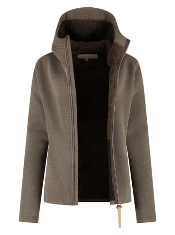 TRAVELIN' Fleece vest bruin