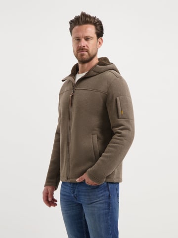 TRAVELIN' Fleecejacke in Beige