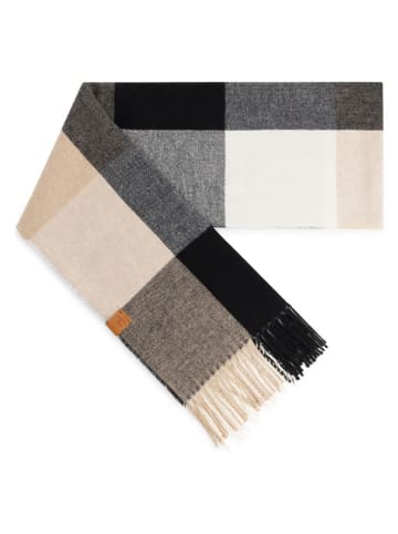 TRAVELIN' Schal in Schwarz/ Beige