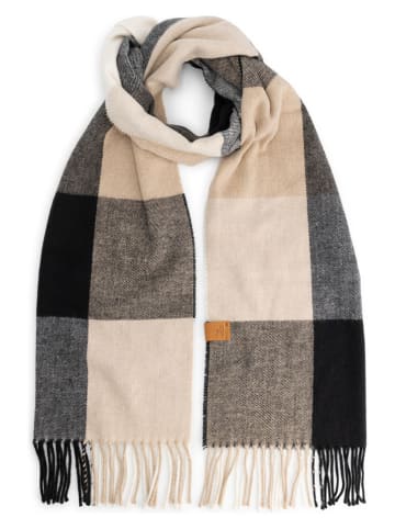 TRAVELIN' Sjaal zwart/beige