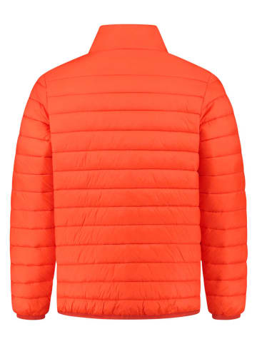 TRAVELIN' Doorgestikte jas "Norwich" oranje