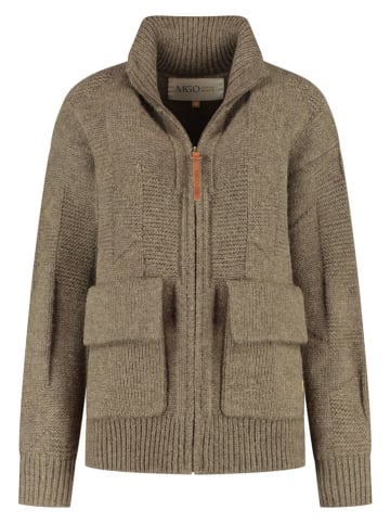 TRAVELIN' Cardigan in Hellbraun