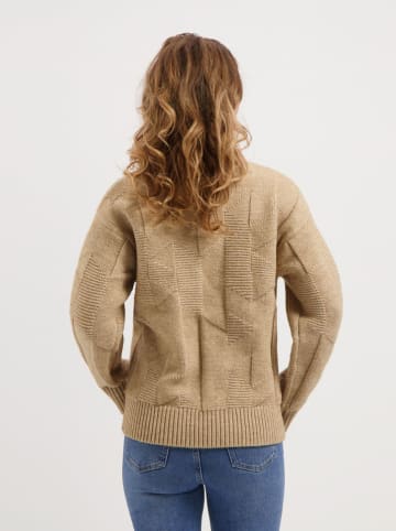 TRAVELIN' Cardigan in Beige