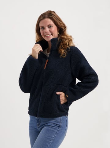 TRAVELIN' Fleece vest donkerblauw