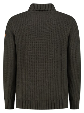 TRAVELIN' Rollkragenpullover "Boda" in Anthrazit