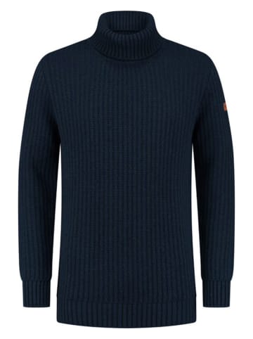 TRAVELIN' Rollkragenpullover "Boda" in Dunkelblau
