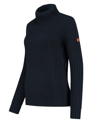 TRAVELIN' Rollkragenpullover "Boda" in Dunkelblau