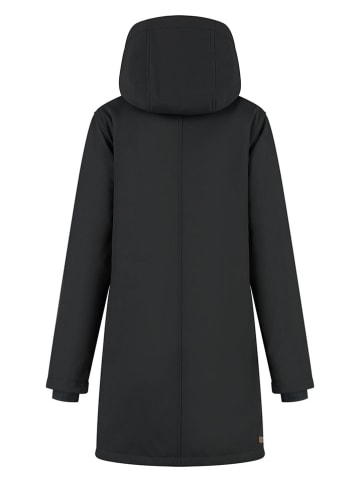 TRAVELIN' Softshellmantel zwart