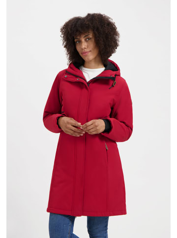 TRAVELIN' Parka "Enrike" w kolorze czerwonym