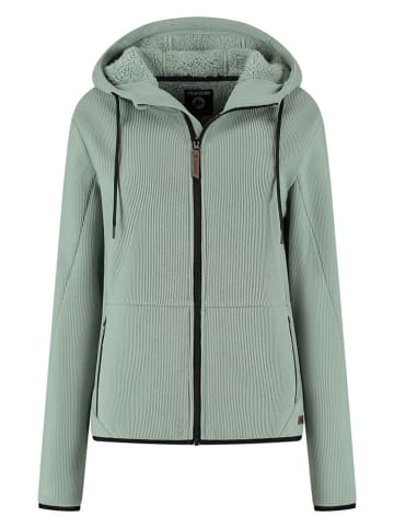 TRAVELIN' Bluza "Kirsten" w kolorze zielonym
