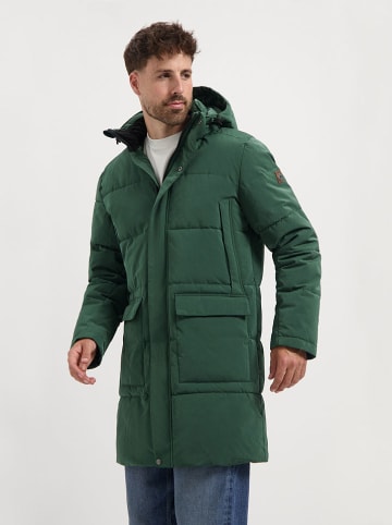 TRAVELIN' Wintermantel groen