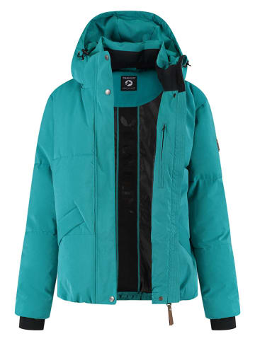 TRAVELIN' Winterjacke in Türkis