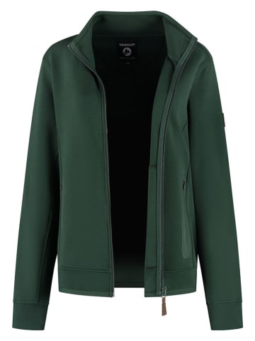 TRAVELIN' Sweatjacke in Grün