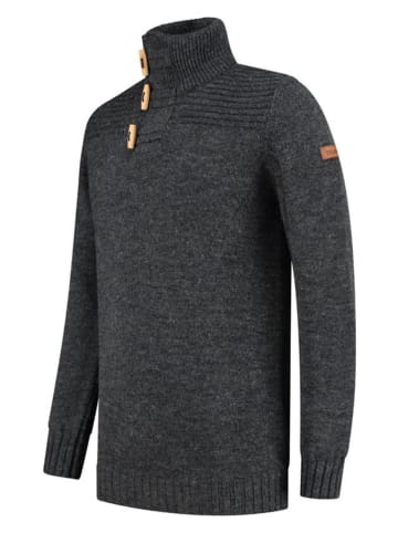 Travelin` Sweter "Orsa" w kolorze antracytowym