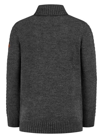 TRAVELIN' Rollkragenpullover "Oulu" in Anthrazit