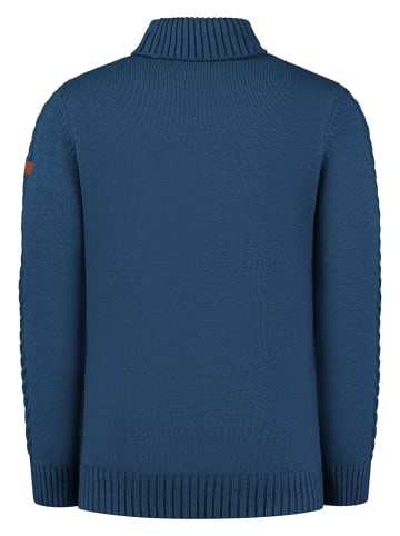 TRAVELIN' Rollkragenpullover "Oulu" in Blau
