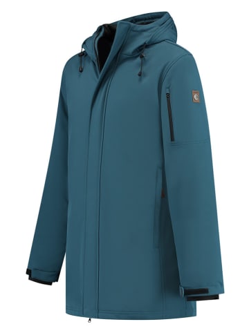 TRAVELIN' Tussenjas "Ribe" turquoise