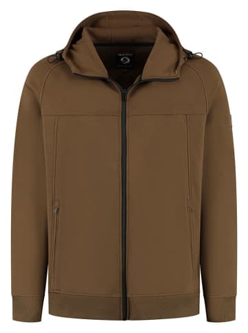 TRAVELIN' Sweatvest lichtbruin