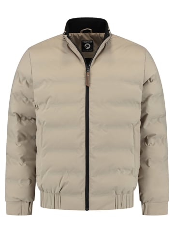 TRAVELIN' Doorgestikte jas "Valter" beige