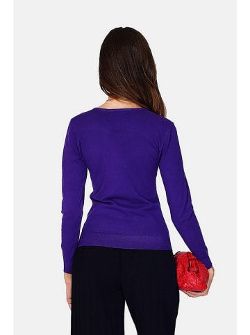 William de Faye Sweter w kolorze fioletowym