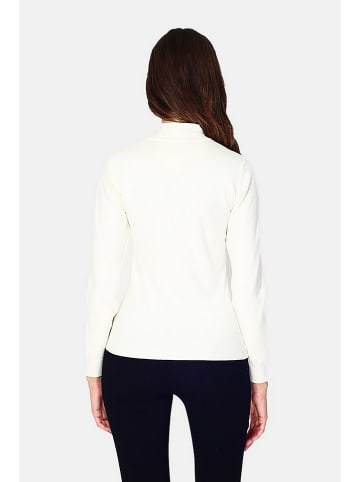 William de Faye Rollkragenpullover in Weiß