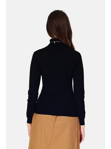 William de Faye Rollkragenpullover in Schwarz