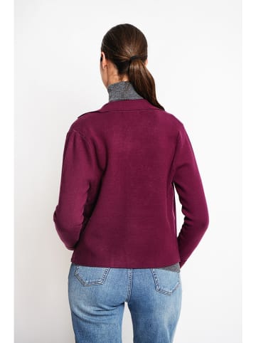 William de Faye Cardigan in Pflaume