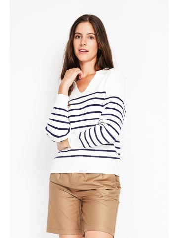 William de Faye Trui wit/donkerblauw