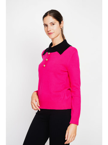 William de Faye Trui fuchsia/zwart