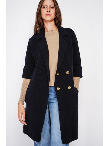 William de Faye Übergangsmantel in Schwarz