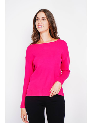 William de Faye Pullover in Fuchsia