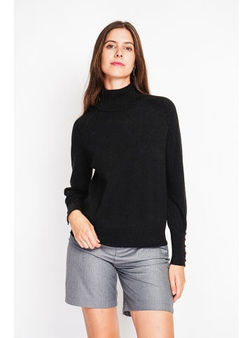 William de Faye Rollkragenpullover in Schwarz