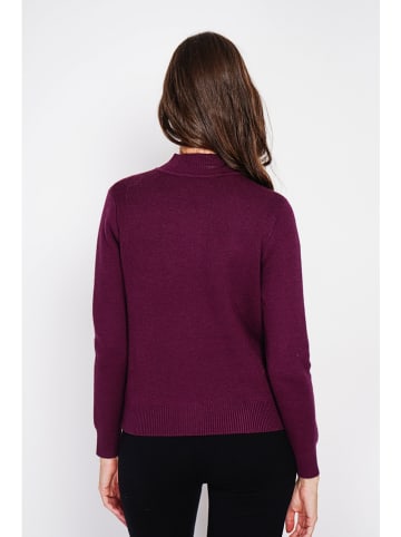 William de Faye Pullover in Pflaume