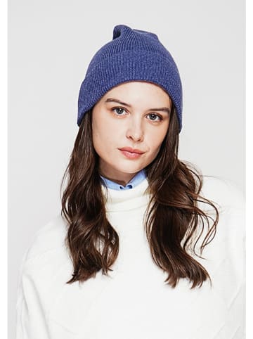 William de Faye Beanie in Blau