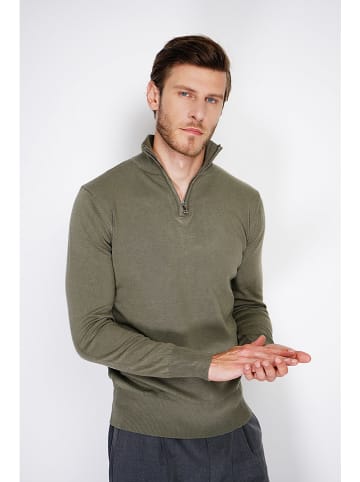 William de Faye Pullover in Khaki