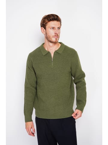 William de Faye Pullover in Khaki